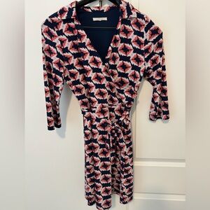 Hawthorn Collared Wrap Dress